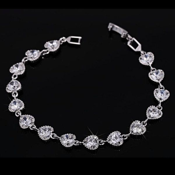 Pulseira corações